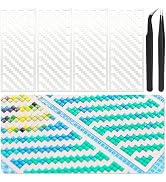 ZYNYXY Diamond Art Tools Ruler, 4PCS Stainless Steel Diamond Painting Rulers and 2PCS Tweezers, K...