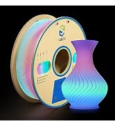 YOUSU PLA Filament Glow in The Dark Multicolor,Rainbow PLA Filament, Gradient 3D Printer Filament...