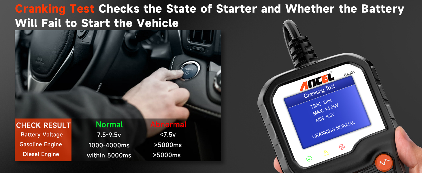 ancel battery tester
