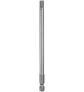 HARFINGTON H5.0 Hex Head Drill Bit Wrench 5mm Metric Flat Tip 1/4" Hex Shank 200mm (8") Long Magn...