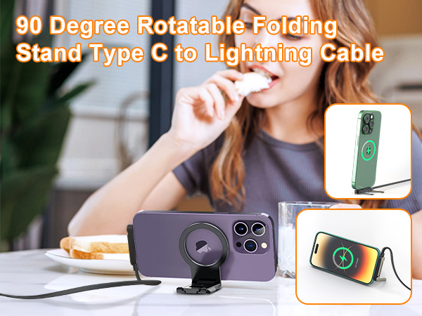 invisible stand charging cable