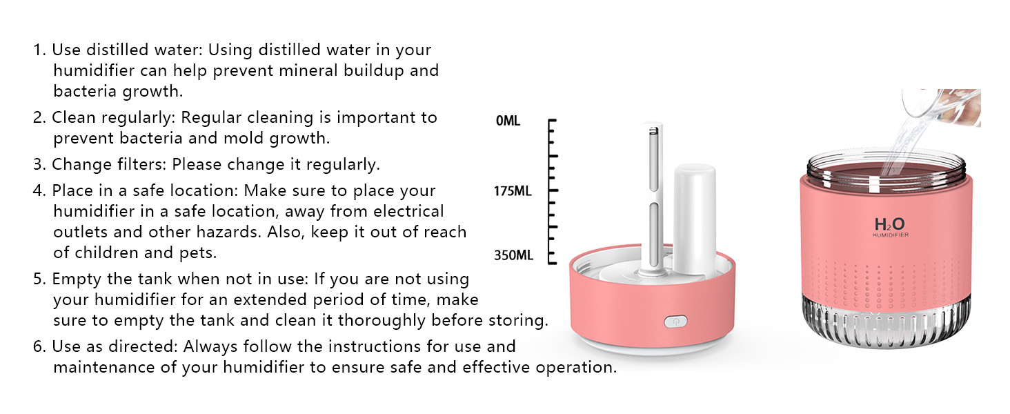 mini humidifier for bedroom