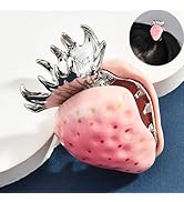 1Pcs Handmade Strawberry Hair Claw Clips Strong Non-Slip No Broken Strong Hold Hair Jaw Cute Stra...