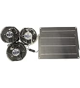 Coolerguys Solar Powered Triple Fan Solar Kit