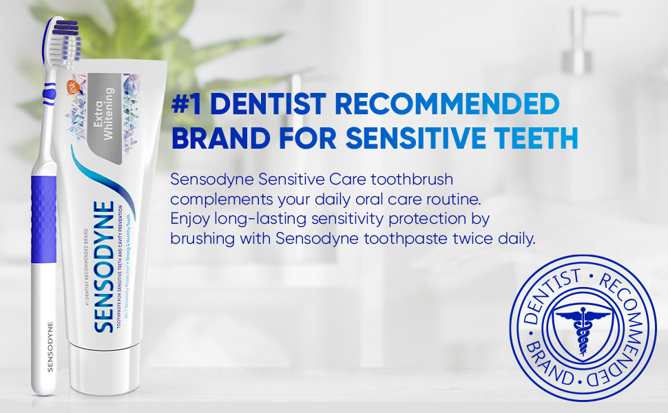 Sensodyne sensitive care toothbrush