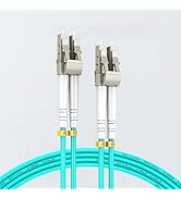 LC to LC Fiber Patch Cable 3M(9.84ft), OM3 Fiber Optic Cable Multimode Fiber Jumper 10GB/40GB Dup...