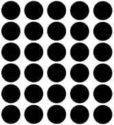 DARENYI 30Pcs 2 inch Black Acrylic Discs Acrylic Circle Blanks, Round Acrylic Sheets Boards 0.04i...