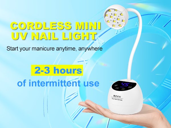 cordless gel nail light