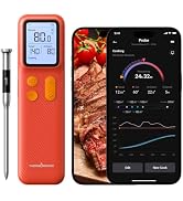ThermoMaven Smart Bluetooth Wireless Meat Thermometer with WiFi App | Standalone Base, Ultra-Thin...