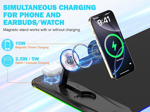 mouse pad wireless charging