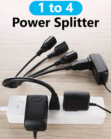 1 to 4 power splitter