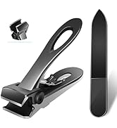 Werlla Straight Nail Clipper, Toe Nail Clippers for Thick Toenails with 17mm Wide Jaw Opening, Ex...