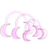 LA MIERE Dental Cheek Retractor C Shape Mouth Opener Size S,M,L, Pack of 3, Pink