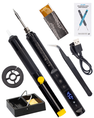 Cordless soldering iron