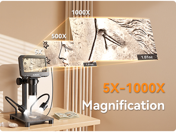 Elikliv Microscope with Weighing Scale