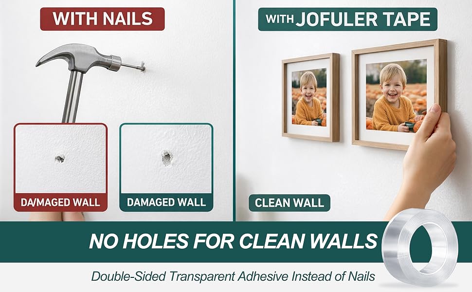 double sided tape for walls