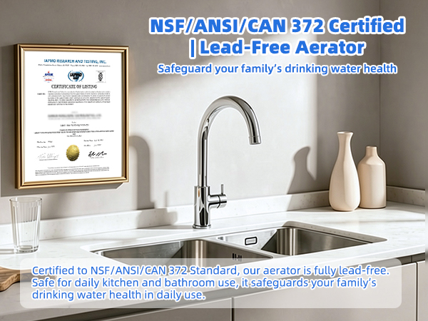 Faucet Aerator for Aerators