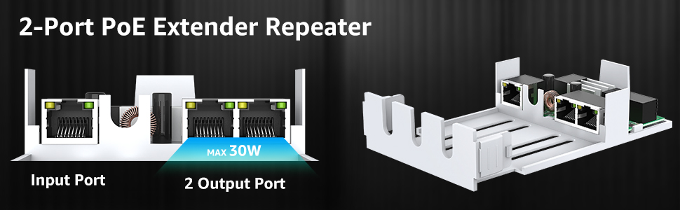 Max 30w poe extender