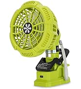 Taingwei Portable Clip on Fan for Ryobi 18v Battery,Battery Powered Stroller Fan with 3 Energy Ef...
