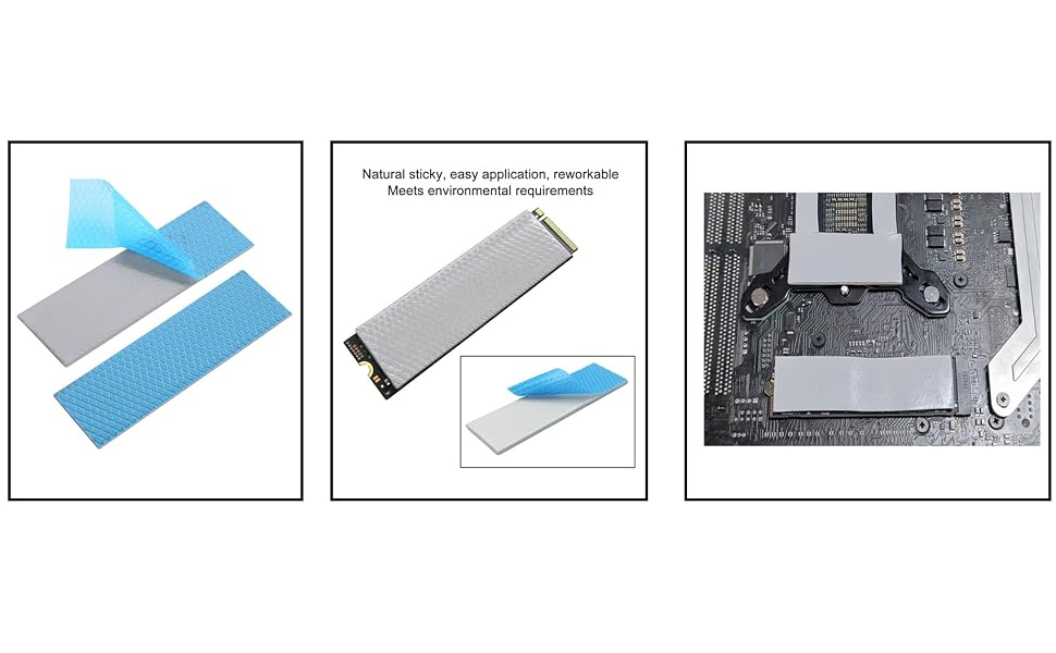 m.2 Thermal Pad, 70x22mm 1mm 2mm