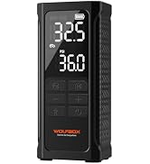 WOLFBOX Tire Inflator Portable Air Compressor, Cordless Air Pump for Car Tires with Digital Press...