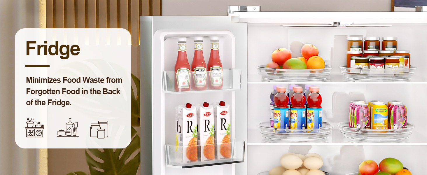 lazy susan for fridge