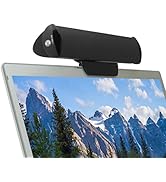 GOgroove SonaVERSE USB Speakers for Laptop Computer - USB Powered Mini Sound Bar with Clip-On Por...