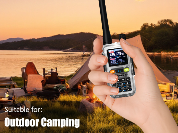 06-3 BAOFENG uv-5r mini Transparent Outdoor Camping
