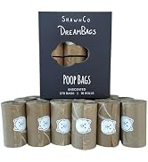 ShawnCo Dream Bag's- Heavy Duty Dog Poop Bags, Extra Thick and Leak Proof Unscented Waste Bags fo...
