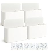 noonebutyou 4-in-1 Magnetic Marker Holder - Dry Erase, Wall Mount, Self-Adhesive Pen Holder for W...