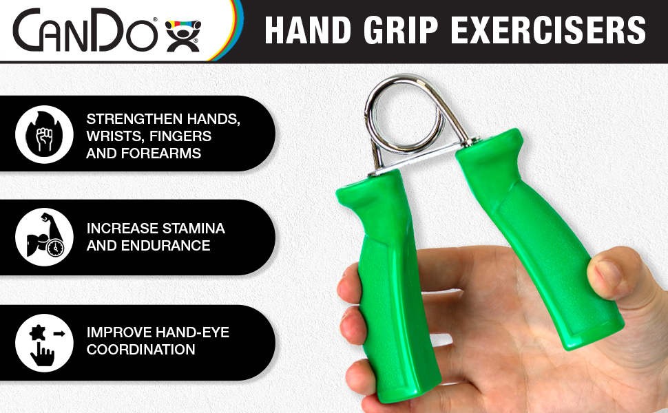CanDo Hand Grip Exerciser Pair