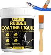 kuailaya Rubber Dip for Tools, Liquid Rubber Dip Tool Handle Dip Coating Effective Protection Sli...