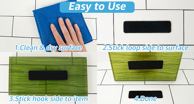 adhesive velcro hook and loop heavy duty strap tape