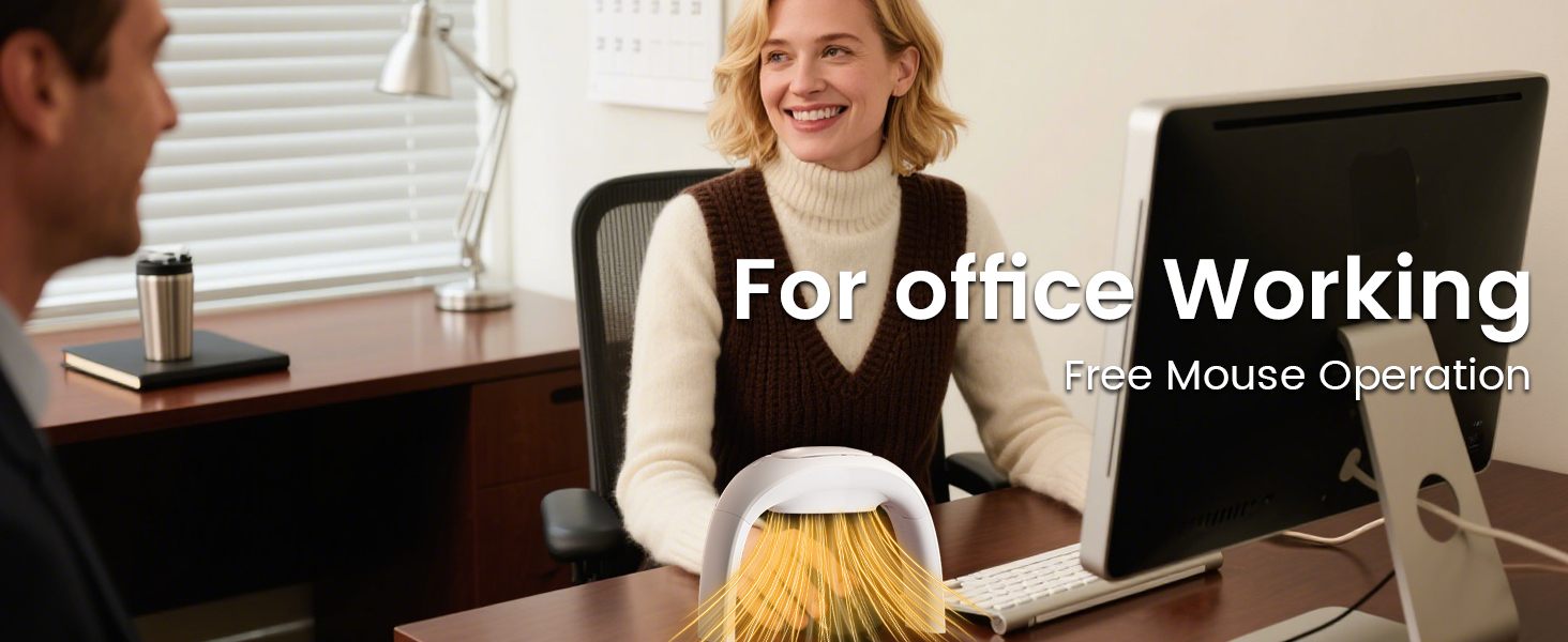 xuenair desktop hand warmer mouse pad for office working with free mouse operation