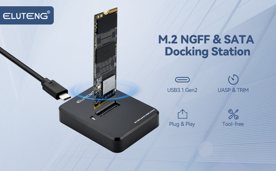 m.2 docking station nvme to usb adapter nvme external enclosure