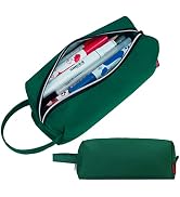 Pencil Case Pouch Back to School Supplies Gift for Boys Girls, Dark Green | Eco-Friendly Fabric, ...