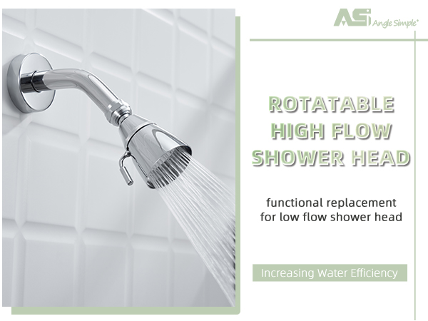 high flow shower head