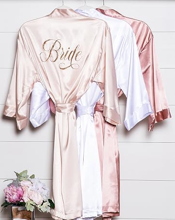 white bride robe plus size,bride robe white,maid of honor robe,bride robe for wedding day