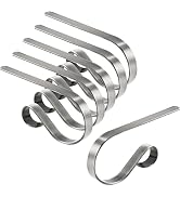 Doitory Christmas Stocking Holder Hanger,6 Pack Adjustable Stocking Holders for Mantle and Firepl...