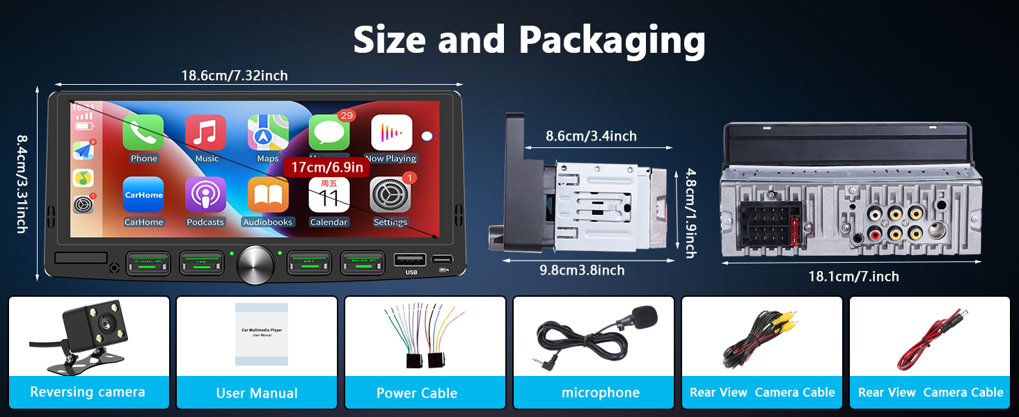 single din car stereo