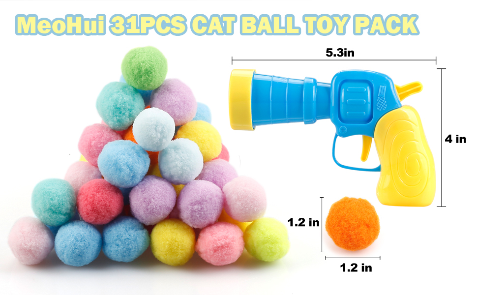 Cat Ball Toy Launcher Gun