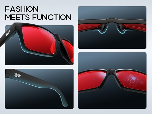 blue light glasses red lens