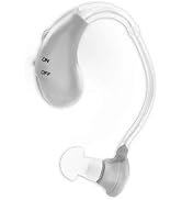Elite Ear Silver Rechargeable Sound Amplifier with USB Dock, 1 Adapter, 6 Silicone Tips and 1 Cle...