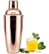NewGF Cocktail Shaker,Drink Mixer with Built-in Strainer for Mixing Drinks Margaritas,Beginner Fr...