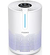 Air Purifiers for Bedroom Home 430 Sq.Ft, MOOKA H13 HEPA Filter Small Portable Air Purifier with ...