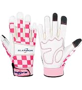 SLARMOR Gardening Gloves for Women,Touchscreen Leather Work Gloves,Thorn Proof & Puncture Resista...