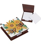 Tontut DIY Diamond Art Painting kit Note Box, Sunflower Special Diamond Shape Unique Style, Note ...