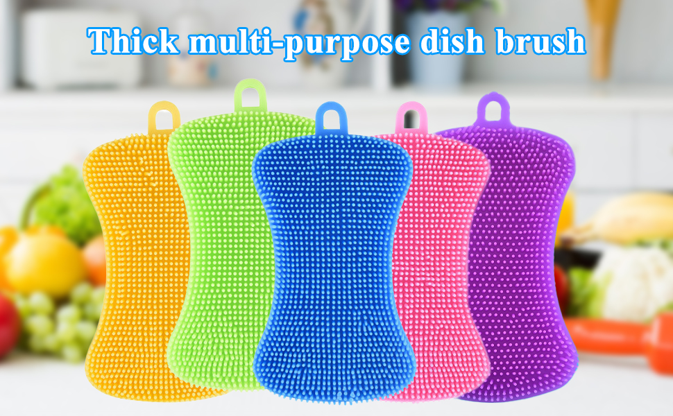 Silicone Dish Scrubber