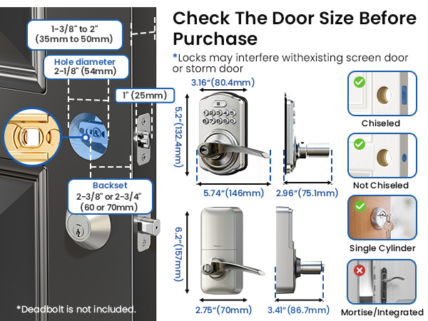 keyless entry door lock