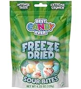 BEST PARTY EVER! Freeze Dried Candy Sour Bites, Crunchy Candy with Intense Taste, 4.32 oz, Pack of 2